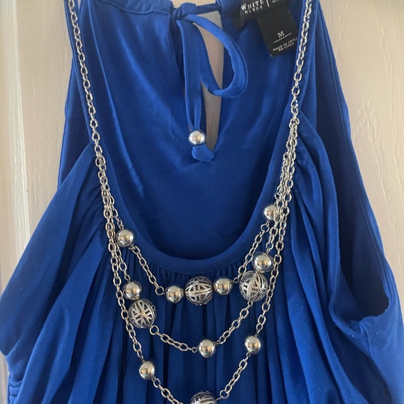 White House Black Market blue tank - Picture 2 of 5